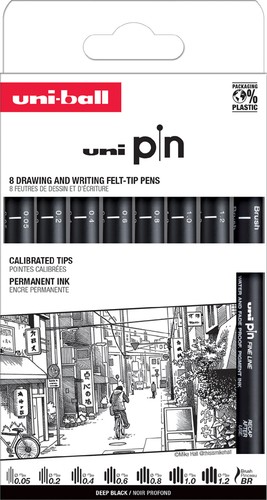 Uni ball fineliner pin - uni-ball,