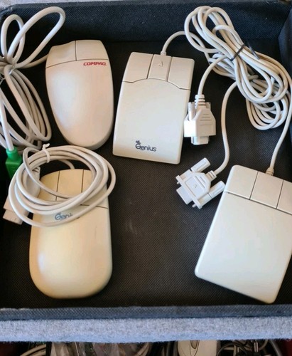 Vintage button serial - serial, mouse